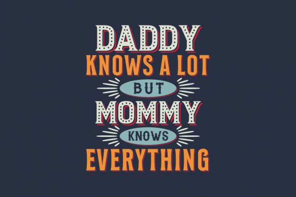 Mommy Knows Everything Vintage Retro