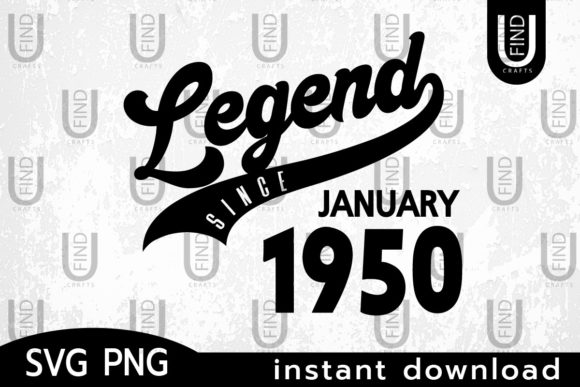 Vintage 1950, Legend Since January 1950